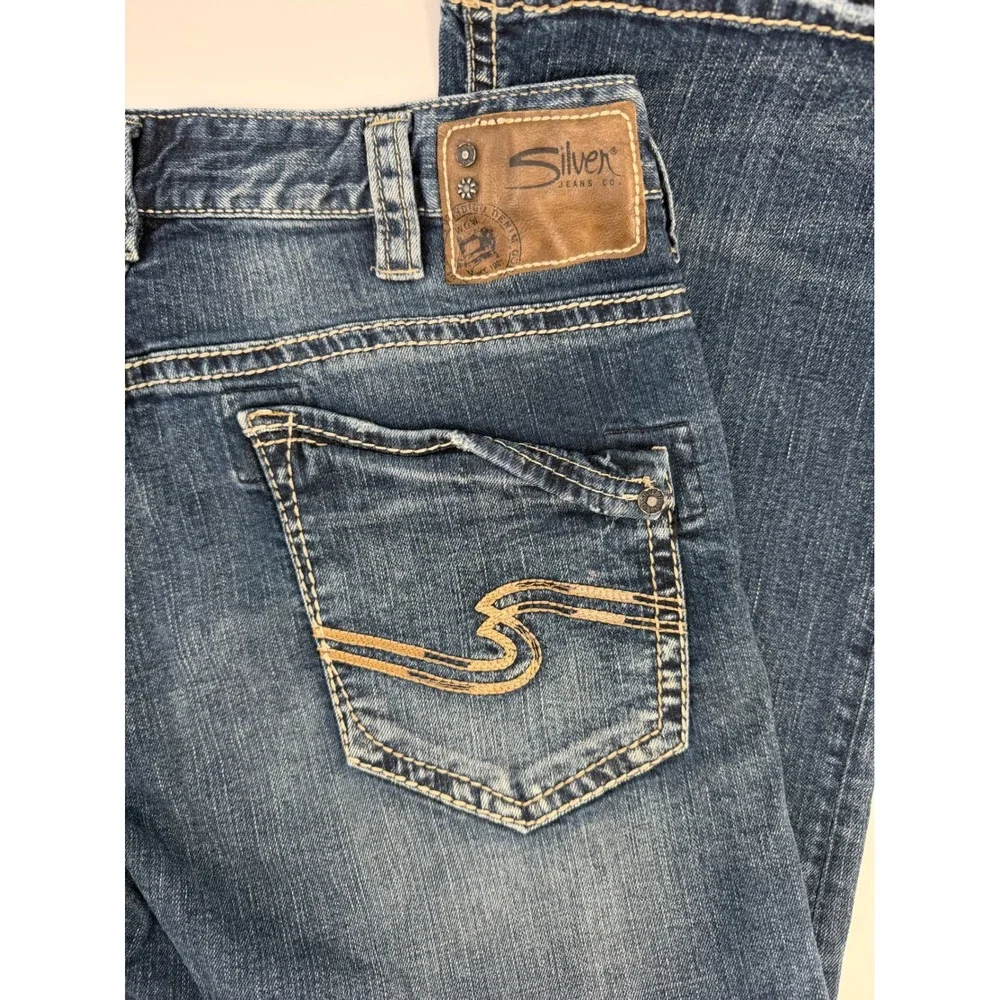 Silver Jeans Gordie 36x30 Mens‎ Y2K Relaxed Straight Leg Medium Wash Vintage